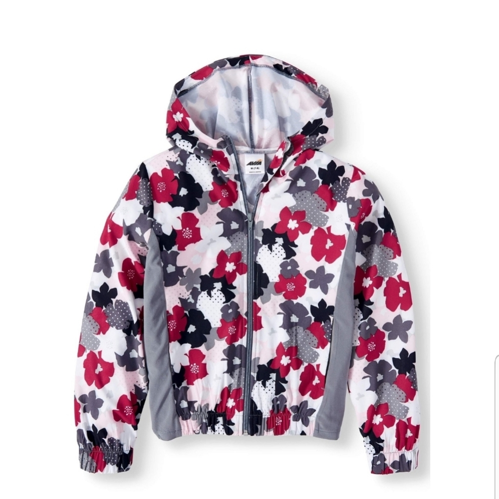 Sz Small Girls Avia Camo Floral Hoodie
